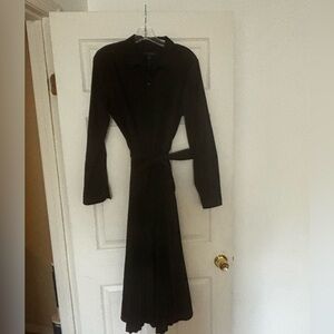 Banana Republic black belted shirt dress NWT size 12